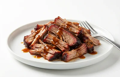 cooked pulled pork