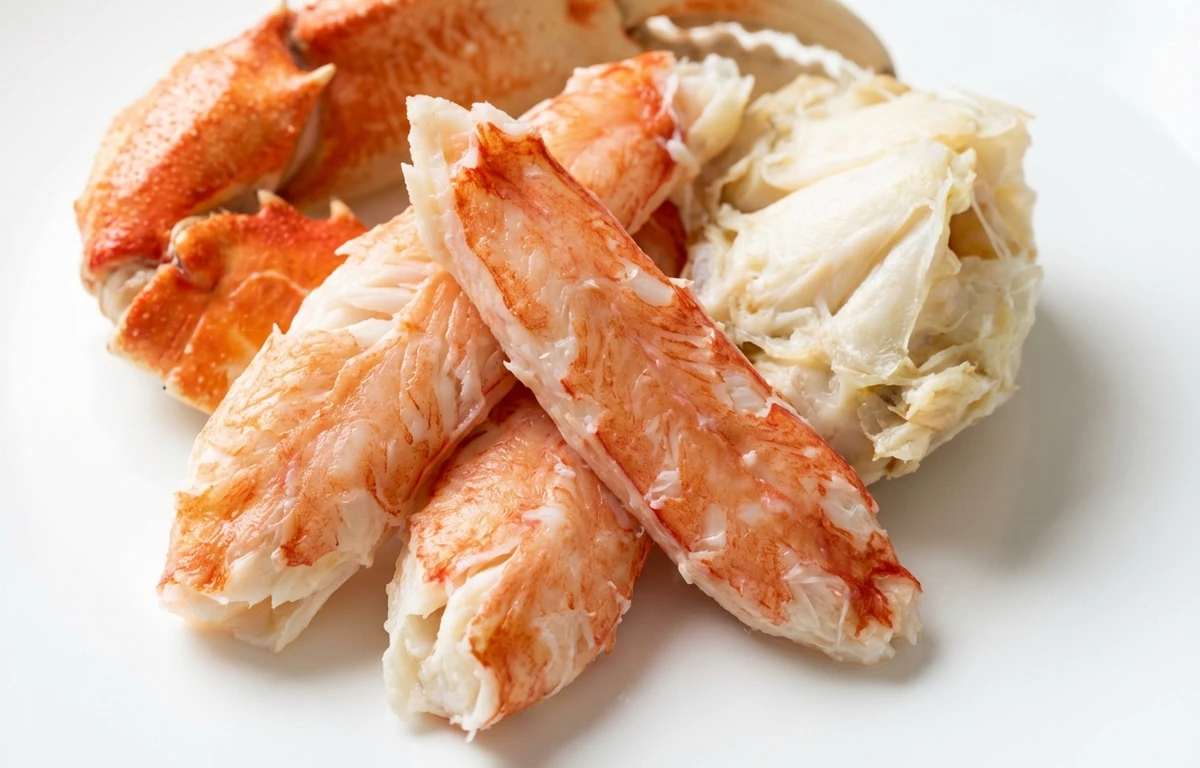 cooked dungeness crab meat