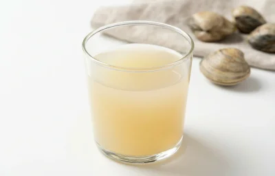 reserved clam juice