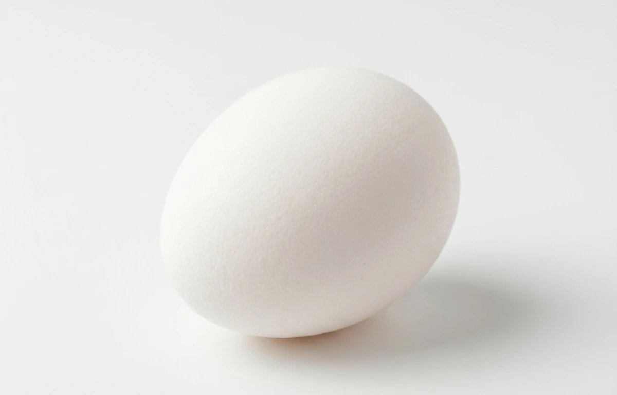raw white poultry egg