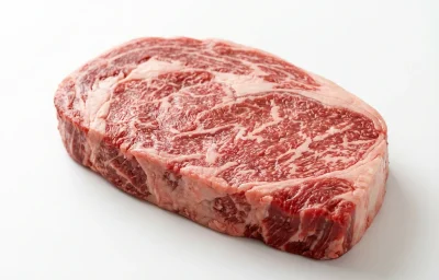 raw choice beef chuck top blade steak