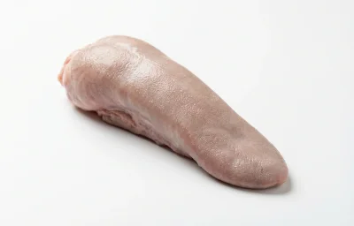raw veal tongue