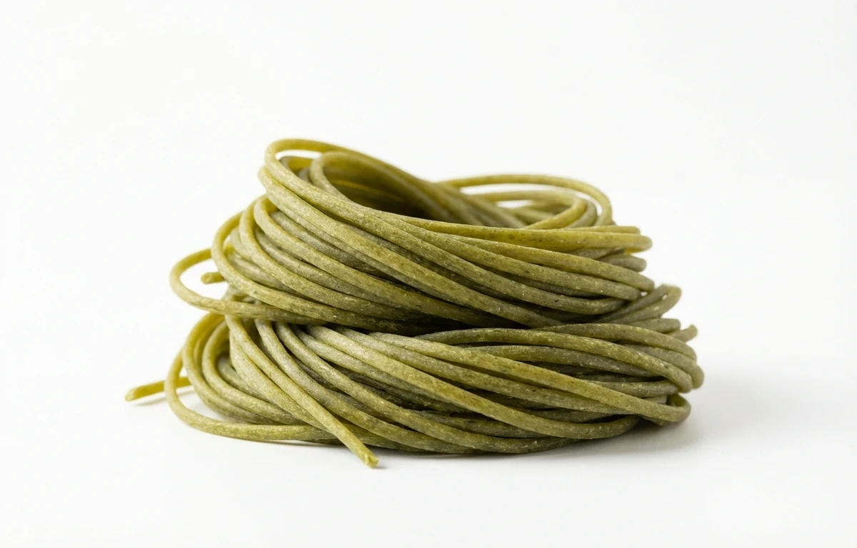 dry spinach spaghetti
