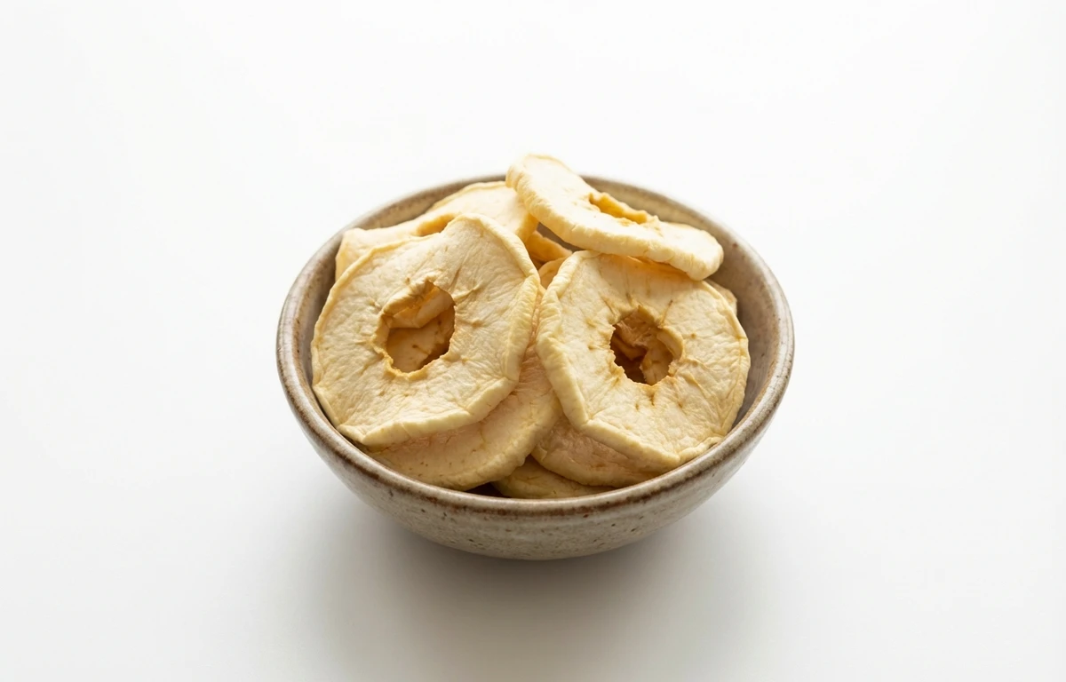 uncooked sulfured dehydrated apple