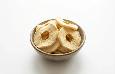 uncooked sulfured dehydrated apple