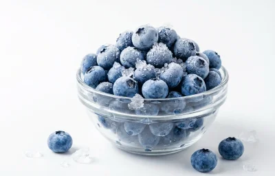 frozen sweetened blueberry