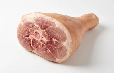 uncooked bone-in ham shank