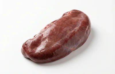 raw veal spleen
