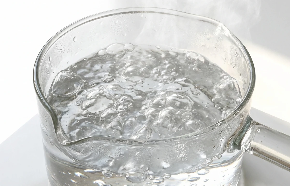 boiling water