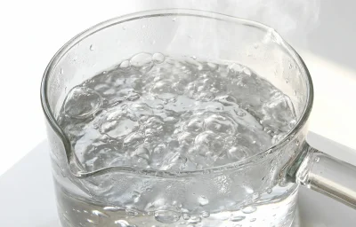 boiling water