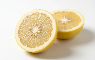 raw white florida grapefruit
