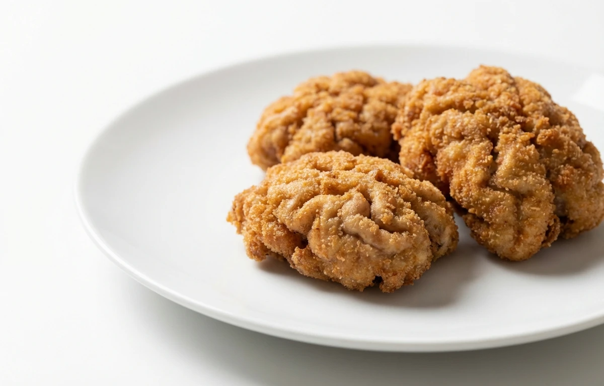 fried lamb brains