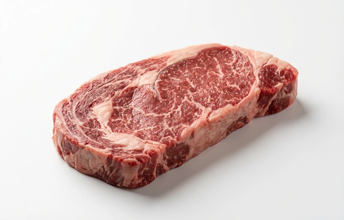 raw select beef top loin steak
