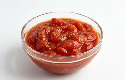 canned stewed red tomato