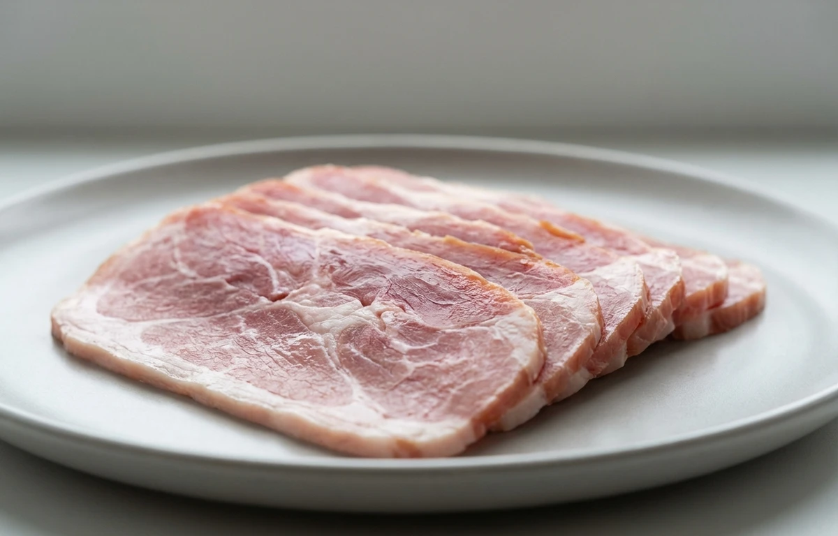 uncooked ham