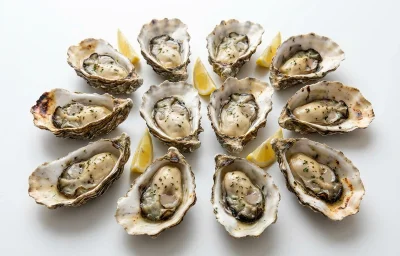 cooked dry heat eastern oyster
