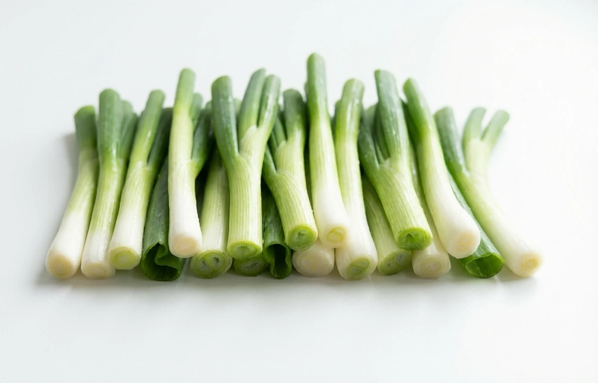 young green onion tops