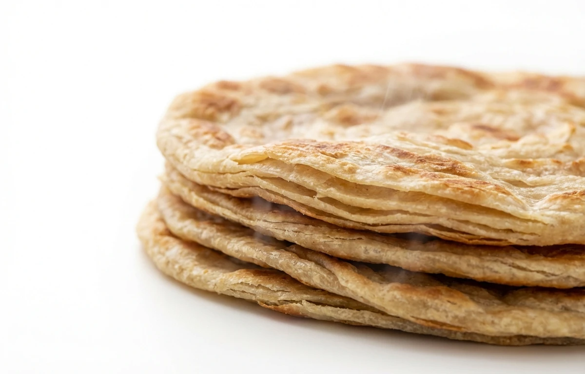 layered flatbread