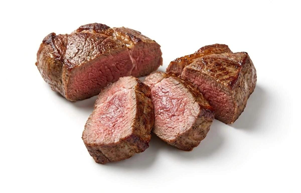 cooked lean lamb