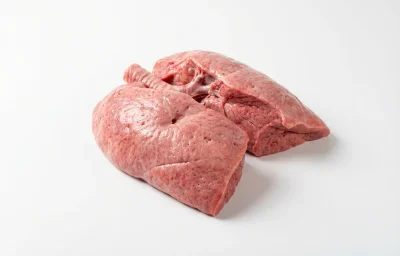 raw pork lungs