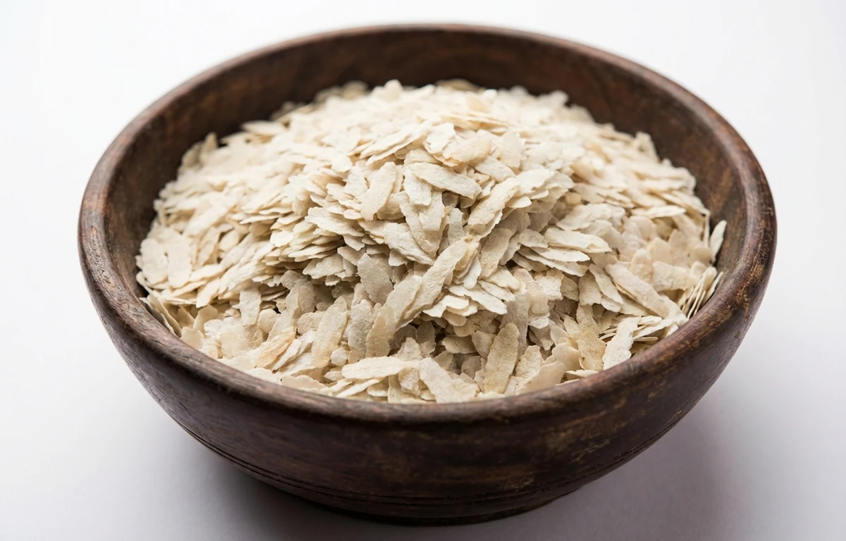 thick flattened rice