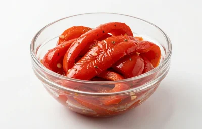 canned red bell pepper