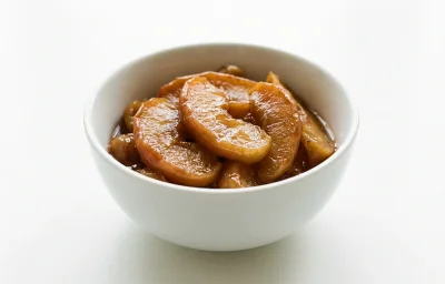 stewed sulfured dehydrated apple