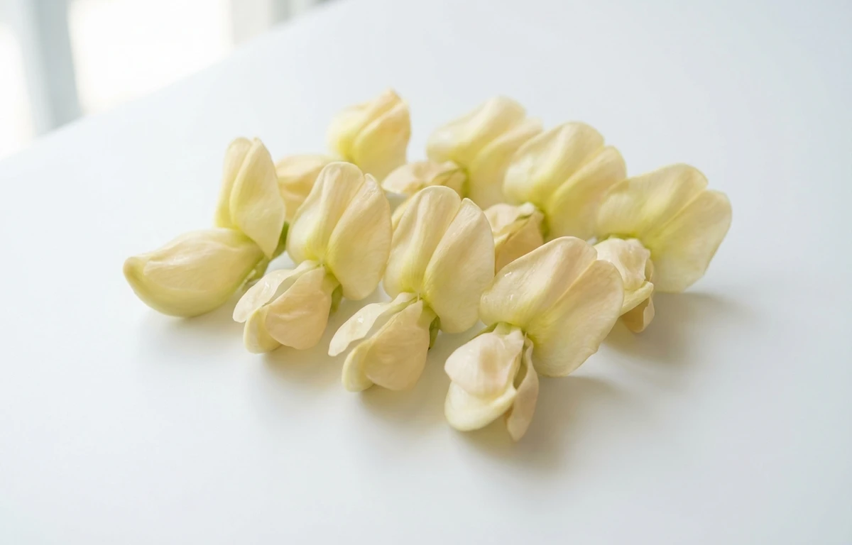 steamed unsalted sesbania flower