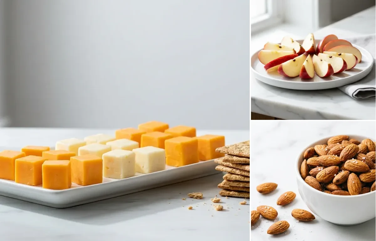 Almonds with Sliced Apple