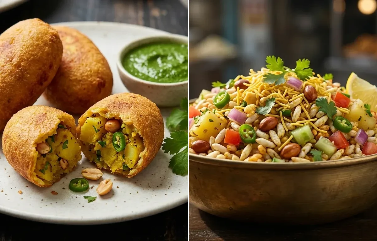 Aloo Chop with Jhal Muri