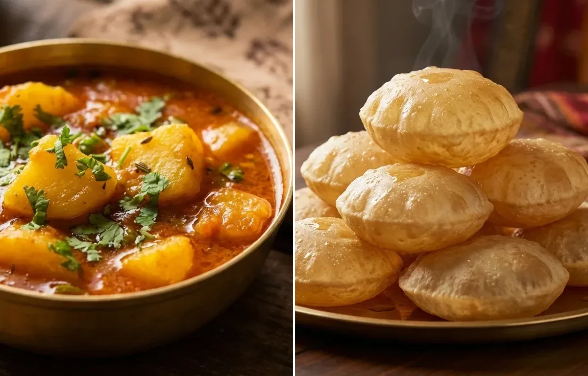 Aloo Ras with Poori