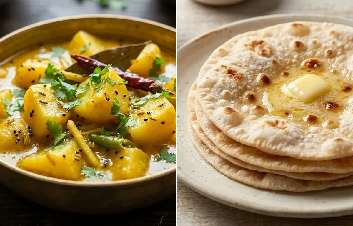 Aloo Torkari with Ruti