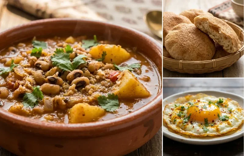Alsande Tonak with Goan Poee Bread and Fried Egg
