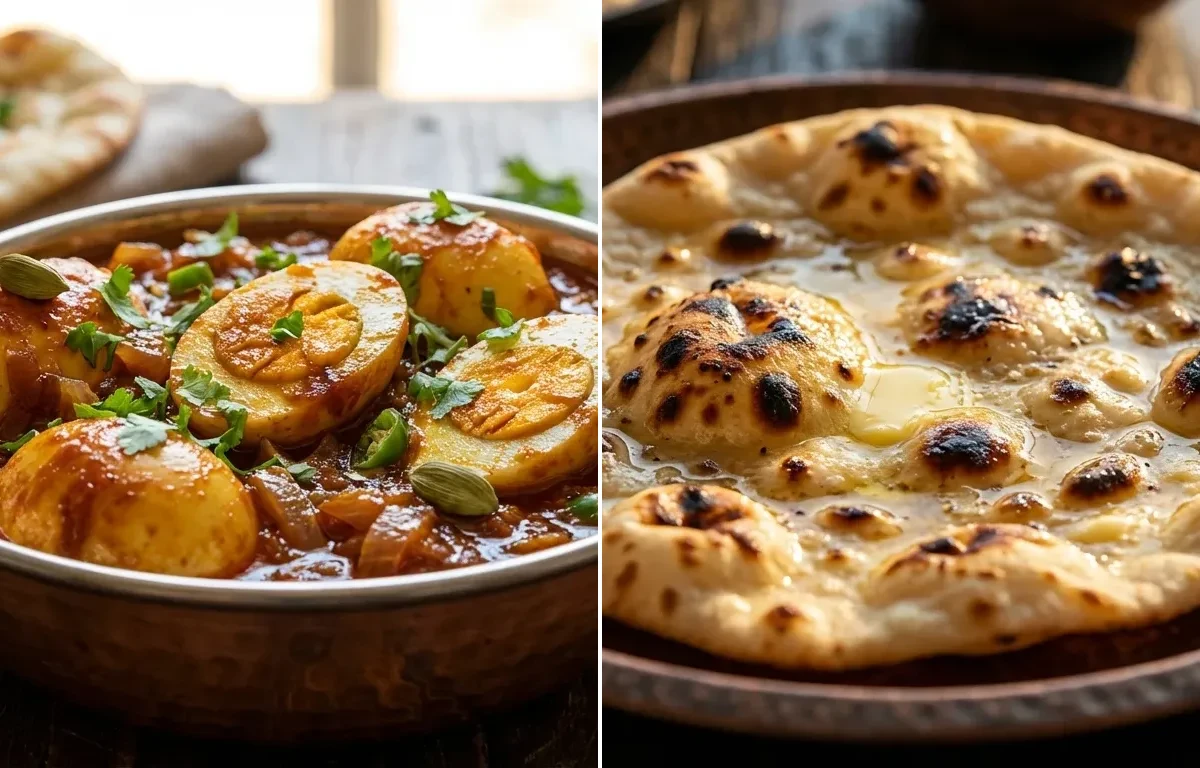 Anda Do Pyaza with Tandoori Roti