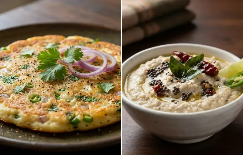 Anda Polo with Narkel Chutney
