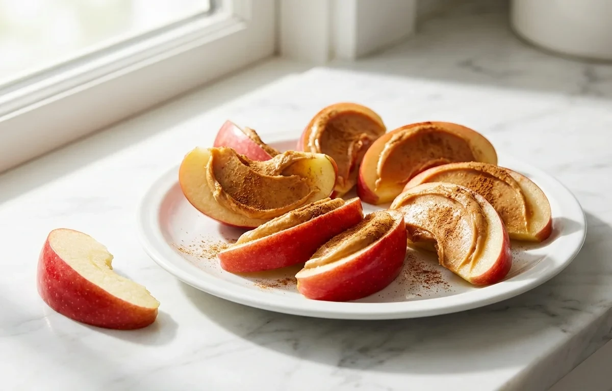 Apple with Peanut Butter Heart Healthy DASH