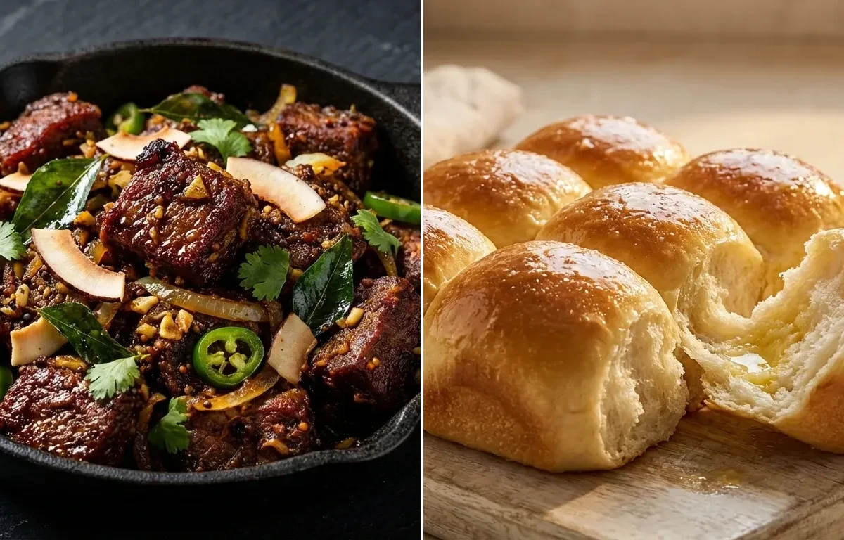 Australian Beef Fry with Ladi Pav