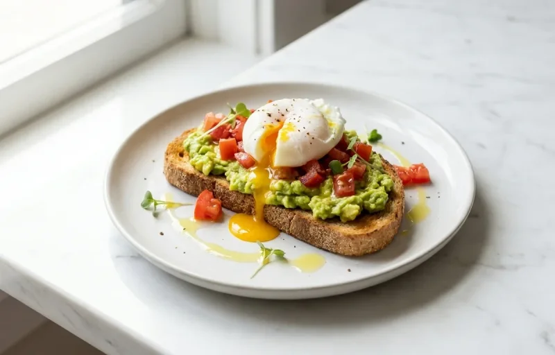 Avocado Toast with Poached Egg