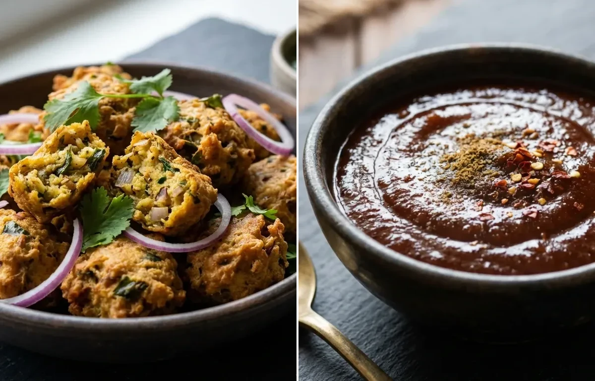 Babori Xaakor Bor with Tamarind Chutney