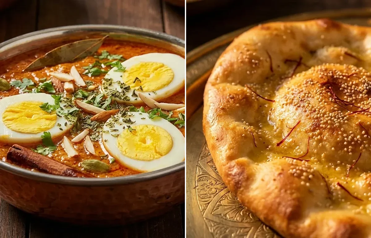 Badami Anda Curry with Taftan