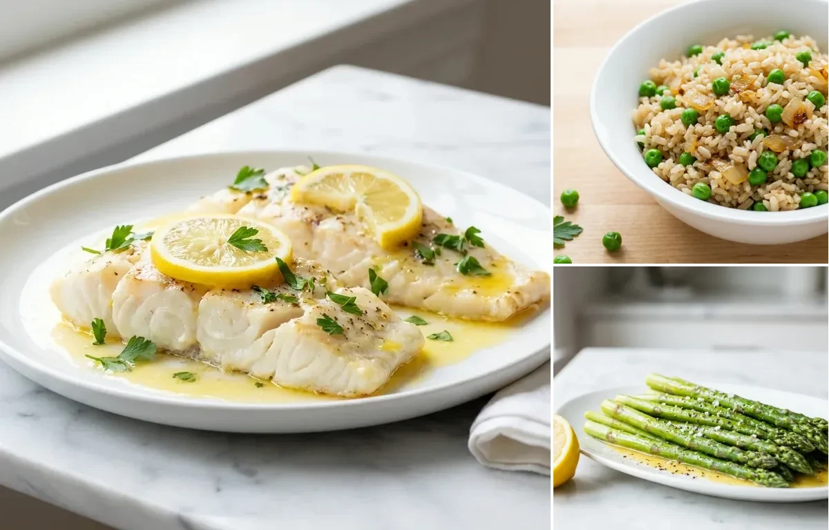 Baked Cod with Butter and Lemon