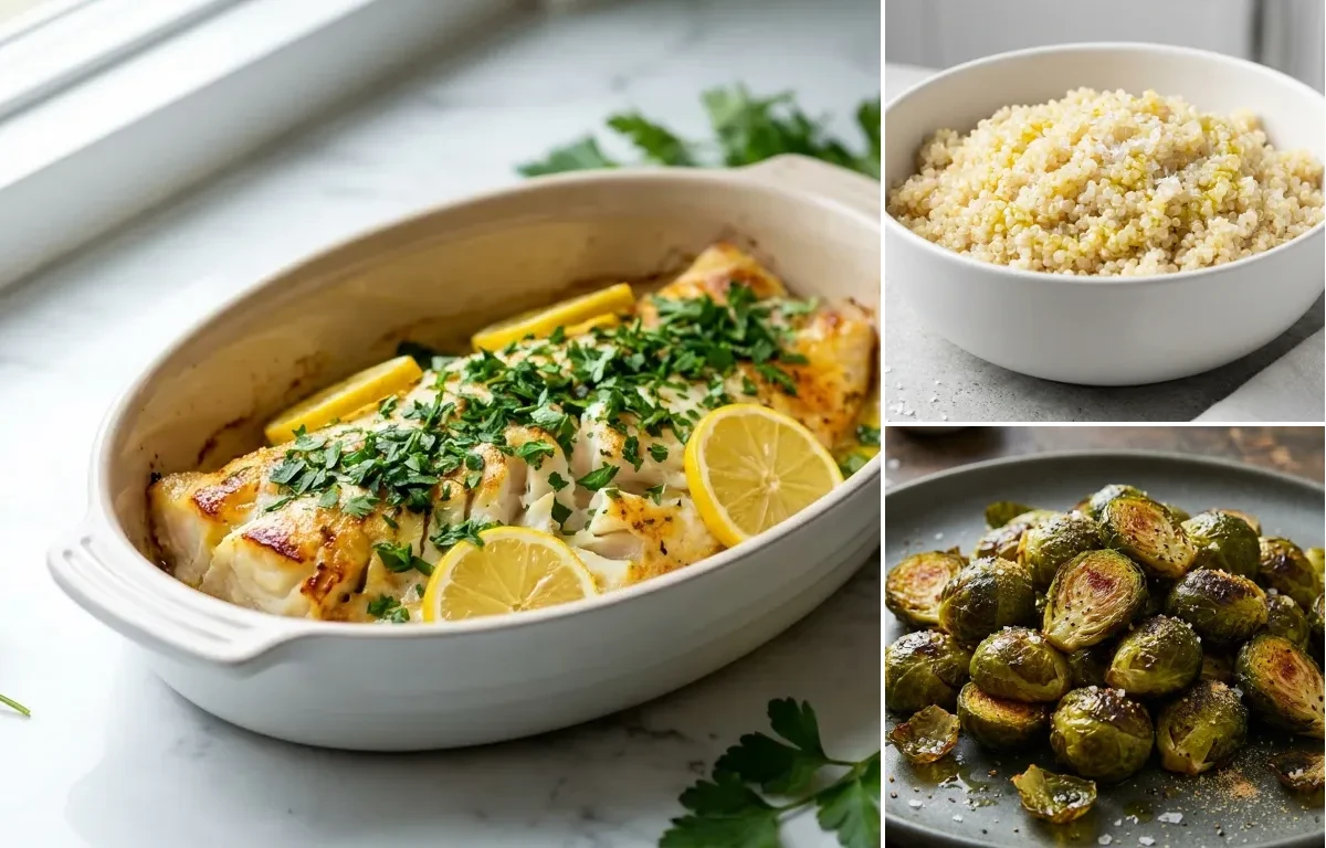 Baked Cod with Lemon and Herbs High Cholesterol LDL