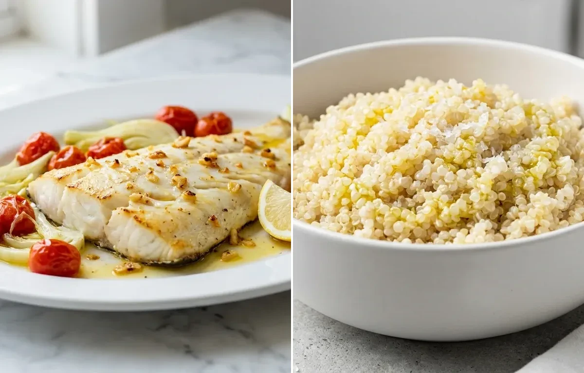 Baked Halibut with Fennel and Tomatoes