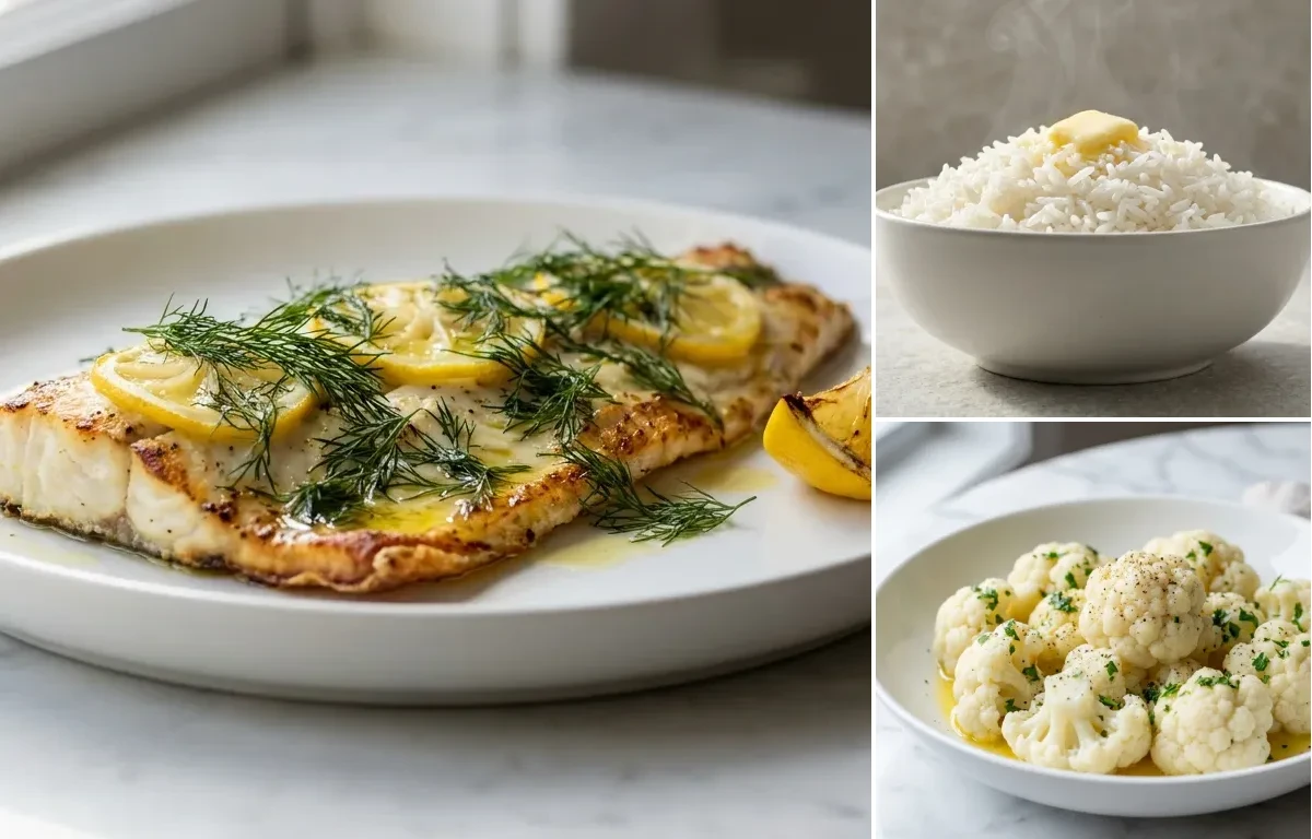Baked Halibut with Lemon and Dill