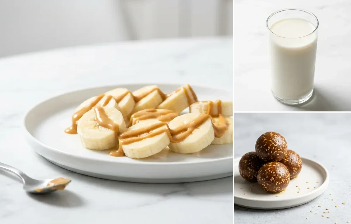 Banana with Peanut Butter Pregnancy + supplement + iron