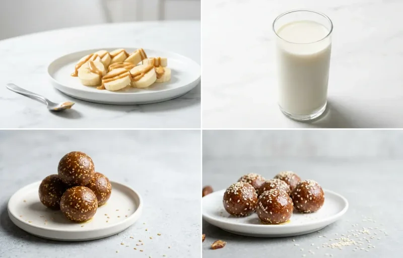 Banana with Peanut Butter Pregnancy + supplement + iron