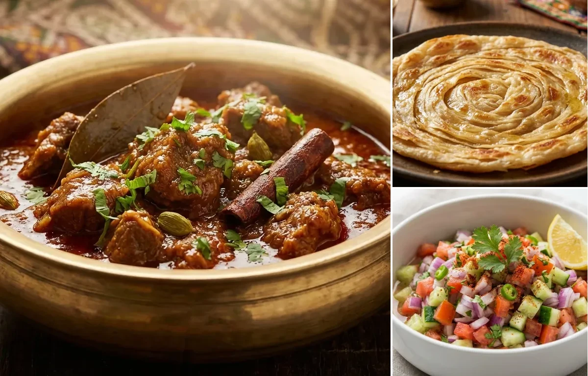Banjara Gosht with Laccha Paratha
