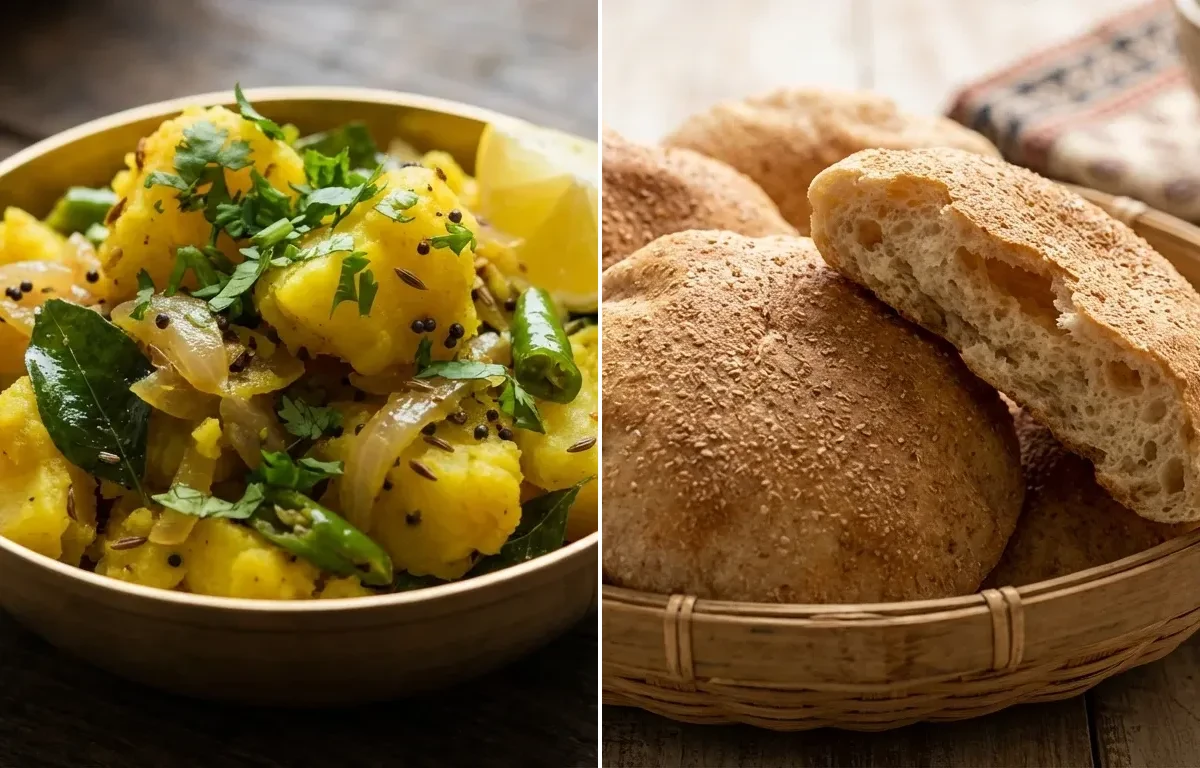 Batata Bhaji with Goan Poee Bread