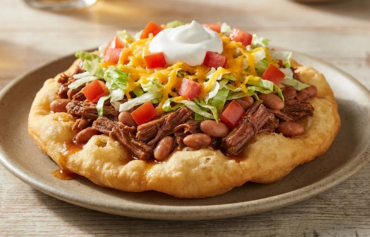 Beef Navajo Tacos