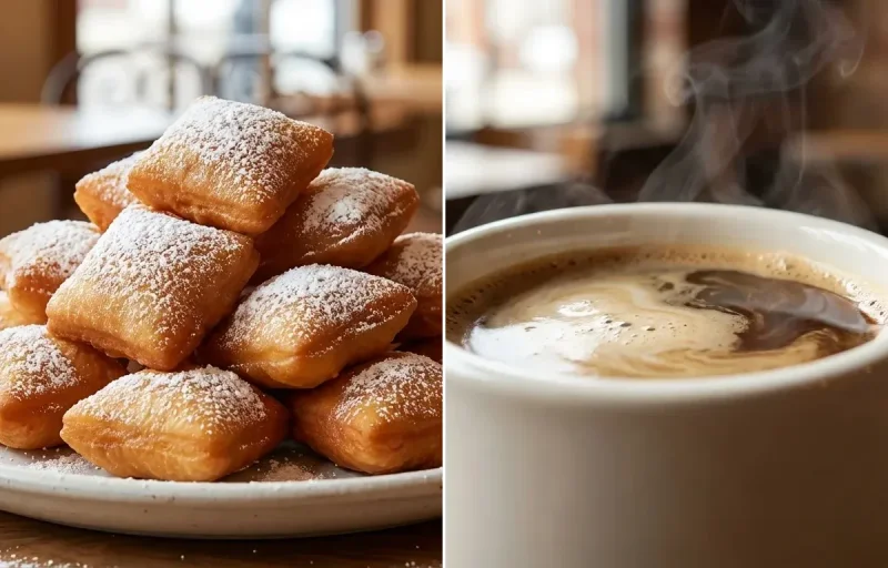 Beignets with Cafe au Lait